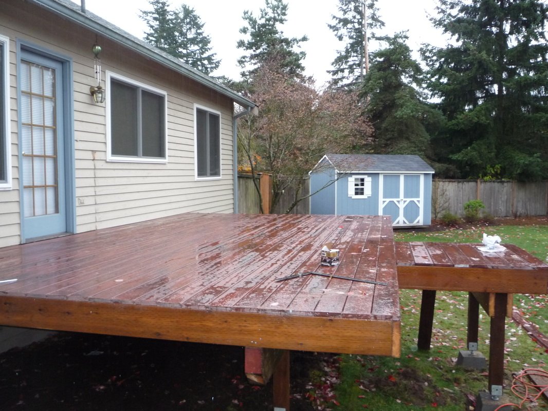 Decking is all done.