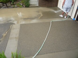 The fields are poured...