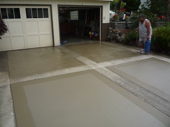 ...aggregate is washed...